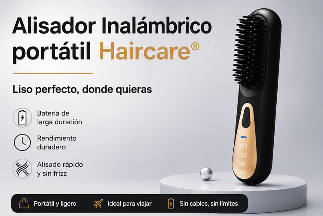 Alisador Inalámbrico portátil Haircare®