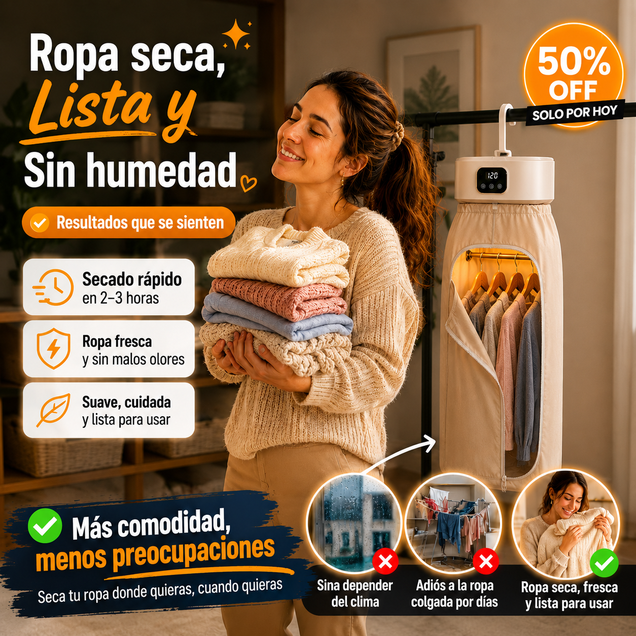 Secadora Ropa Portátil DryGo(™)