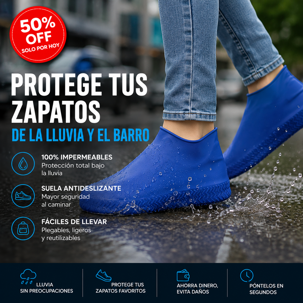 DryStep - Pack Impermeable Anti-Lluvia