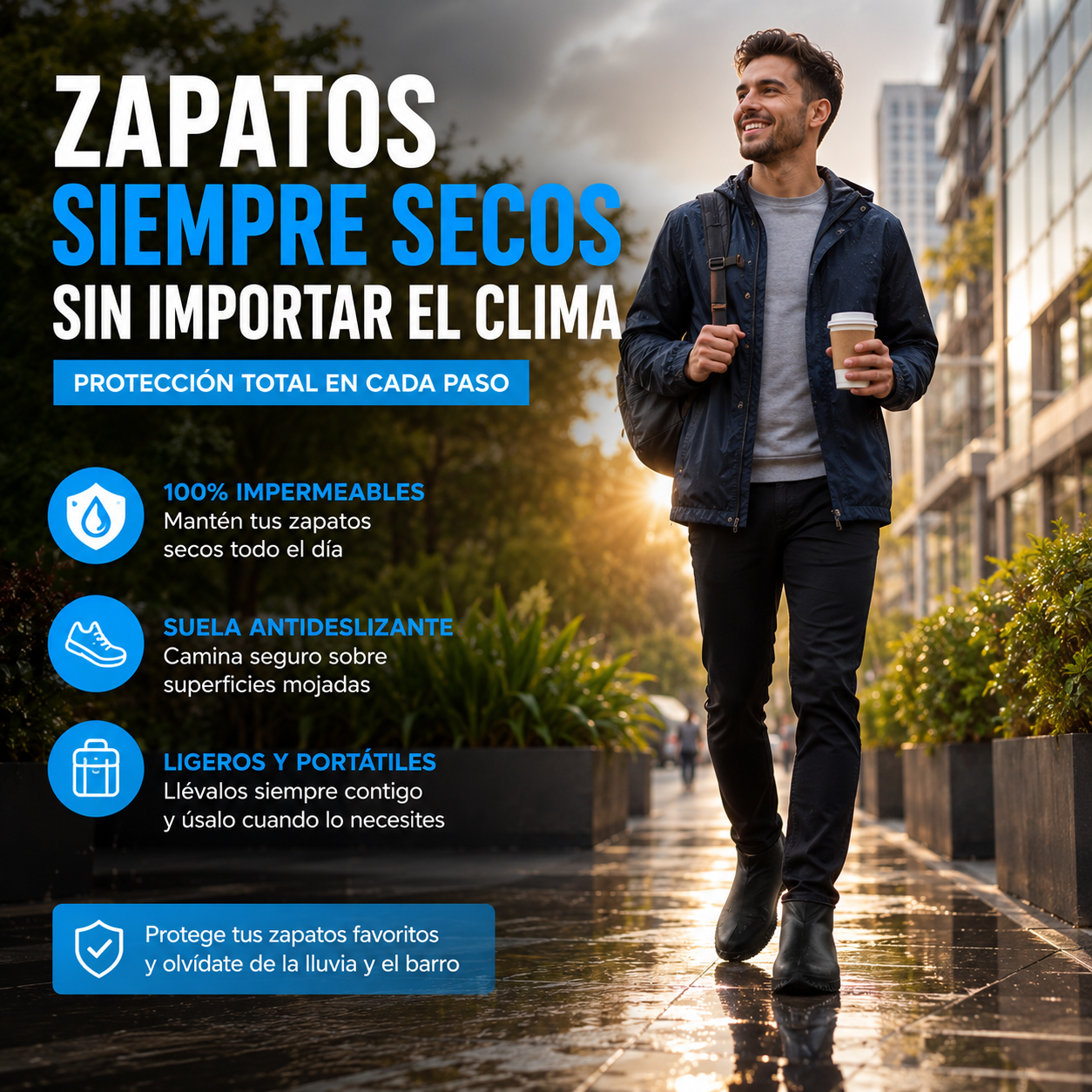 DryStep - Pack Impermeable Anti-Lluvia