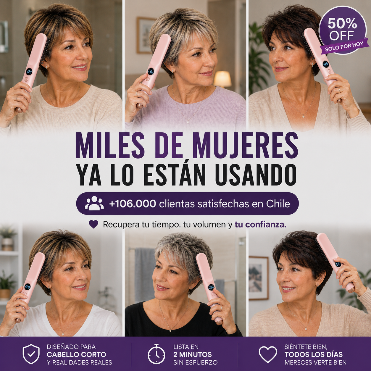 Alisador Inalámbrico portátil Haircare®